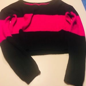 Aeropostale Pink & Black Sweater